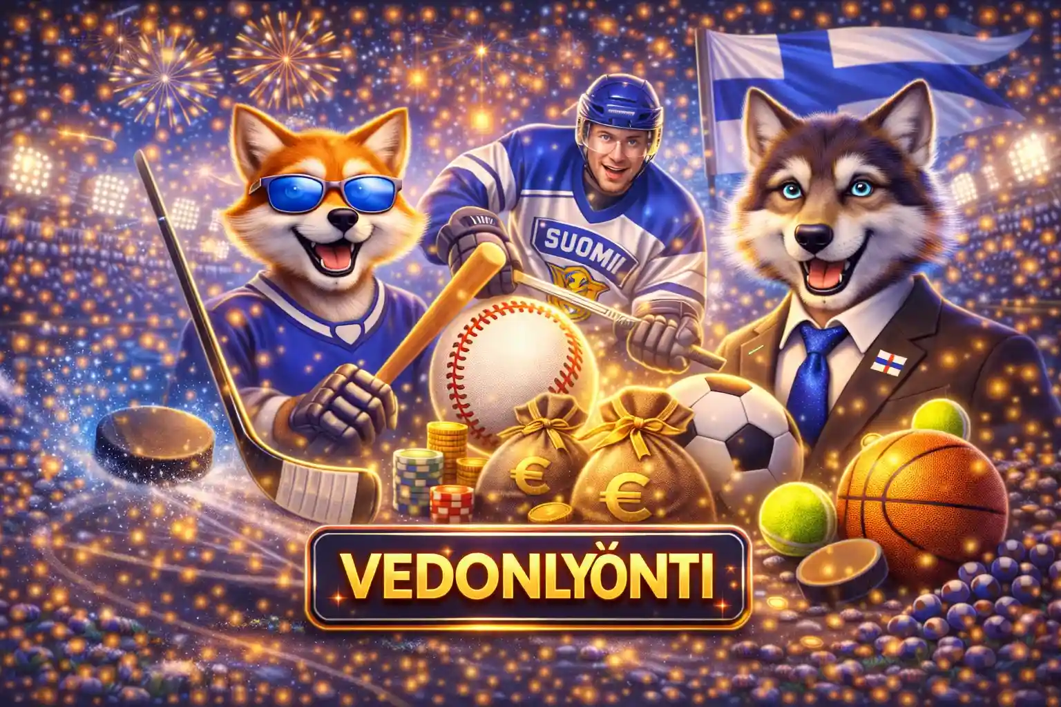 Jääkiekko, jalkapallo ja vedonlyönti suomalaisessa stadionympäristössä